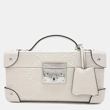 GG embossed jewelry case