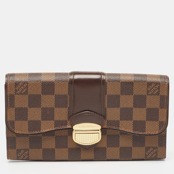 Damier Ebene Canvas Sistina Wallet