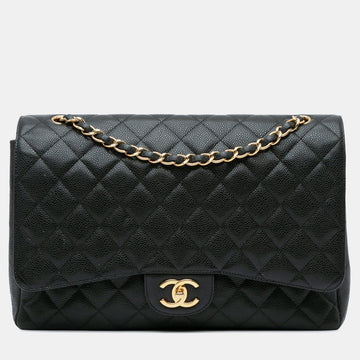 Maxi Classic Caviar Double Flap Bag