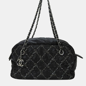 Black Paris-Byzance Tweed On Stitch Bowling Bag