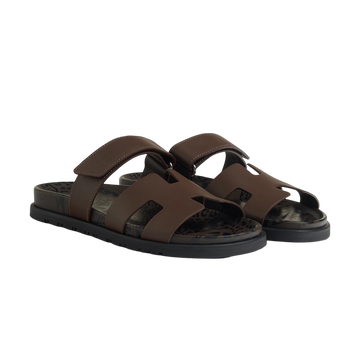 Hermes Chypre Sandal Dark Brown