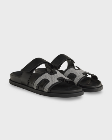 Hermes Chypre sandal Prunoir / Noir