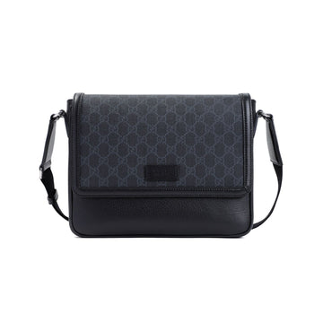 Men's Medium Gg Crossbody Bag in Black | 795459FADJK