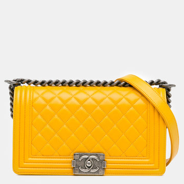 Medium Lambskin Boy Flap Bag