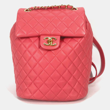 Pink Leather Small Urban Spirit Backpacks