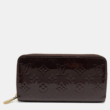 Amarante Monogram Vernis Zippy Wallet