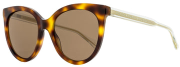 Gucci Women's  Sunglasses VS0565S 002 Havana/Clear/Gold 54mm