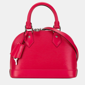 Red Epi Leather Alma BB Shoulder Bag