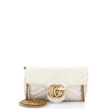 VS Marmont Flap Bag Matelasse Leather Super Mini