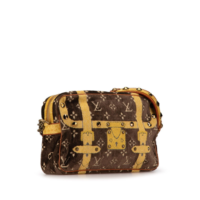 Louis Vuitton Velvet Crocodile Leather Trocadero Chain Shoulder Bag M92711