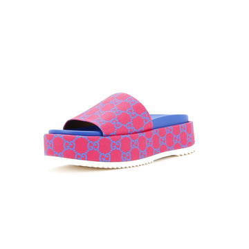 Women's Angelina Platform Slide Sandals VS Coated Canvas
