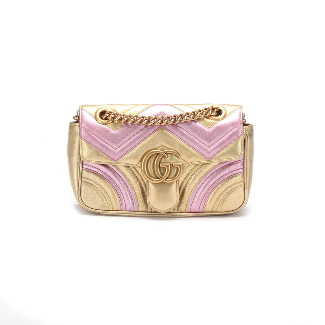 Mini CS Marmont Leather Shoulder Bag 446744