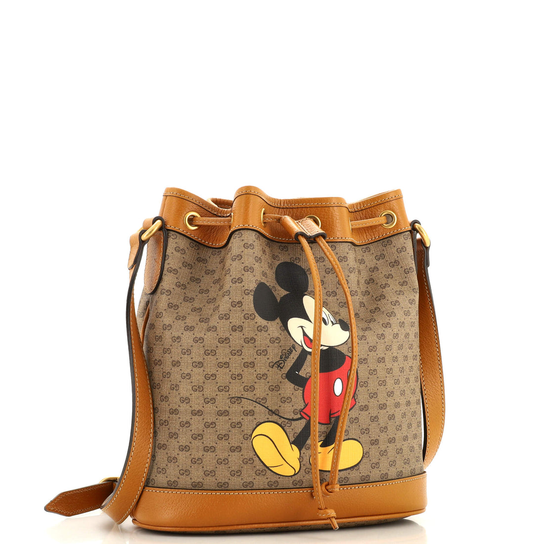 Disney Mickey Mouse Bucket Bag Printed Mini VS Coated Canvas