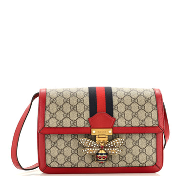 GUCCI Queen Margaret Shoulder Bag GG Coated Canvas Medium