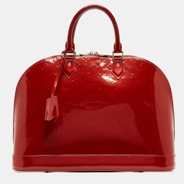 Pomme D Amour Monogram Vernis Alma GM Bag