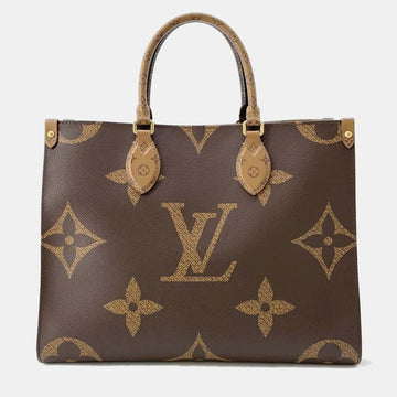 Brown Monogram Reverse Canvas Monogram Onthego Giant bag MM