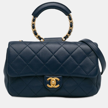 Medium Lambskin In the Loop Flap