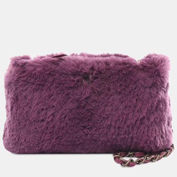 CC Fur Chain Shoulder Bag