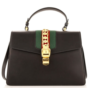 Sylvie Top Handle Bag Leather Medium