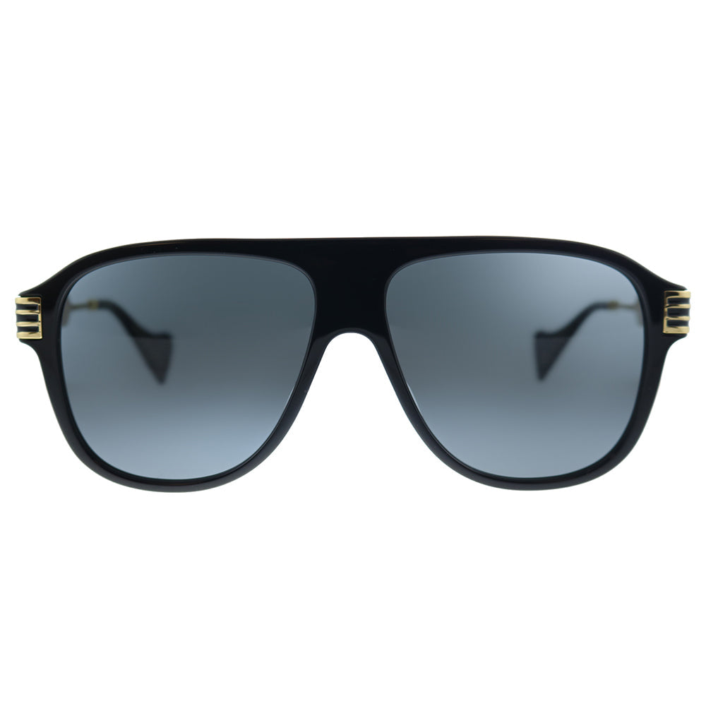 Gucci  VS 0587S 001 Unisex Aviator Sunglasses
