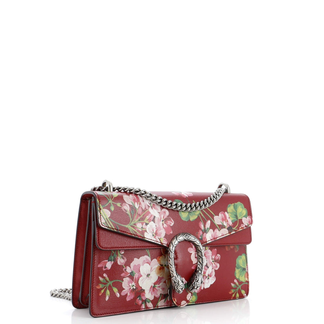 Dionysus Bag Blooms Print Leather Small