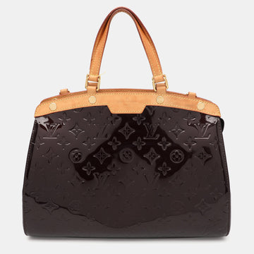 Amarante Monogram Vernis Brea MM Bag