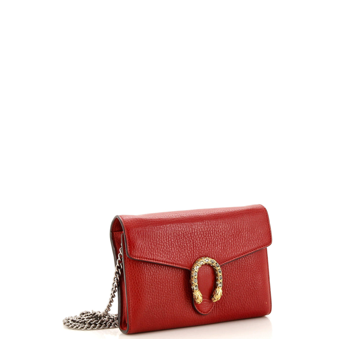 Dionysus Chain Wallet Leather with Embellished Detail Small