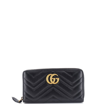 VS Marmont Zip Around Wallet Matelasse Leather