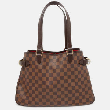 Red Damier Ebene Canvas Batignolles Horizontal Bag