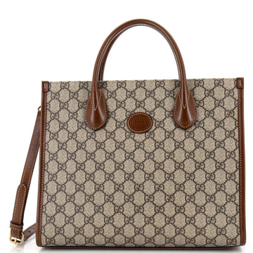Structured Top Handle Open Tote VS Coated Canvas Small