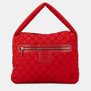 Quilted Nylon Coco Cocoon Hobo Bag
