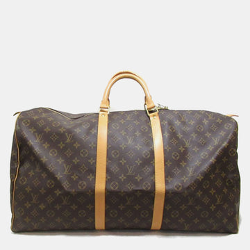 Brown Monogram Canvas Keepall 60 Duffel Bag