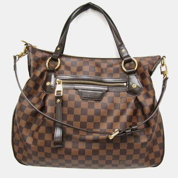 Damier Evora MM Ebene Shoulder Bag