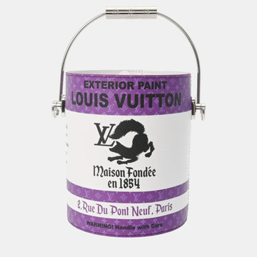 Purple Monogram Paint Can Bag