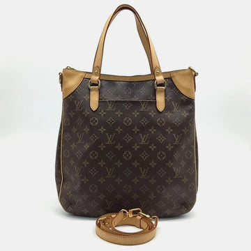Brown Monogram Canvas Odeon GM Tote Bag