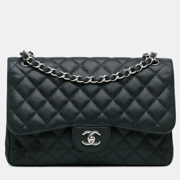 Jumbo Classic Caviar Double Flap Bag