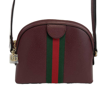GUCCI - NEW Ophidia Small Shoulder Burgundy VS Leather Crossbody
