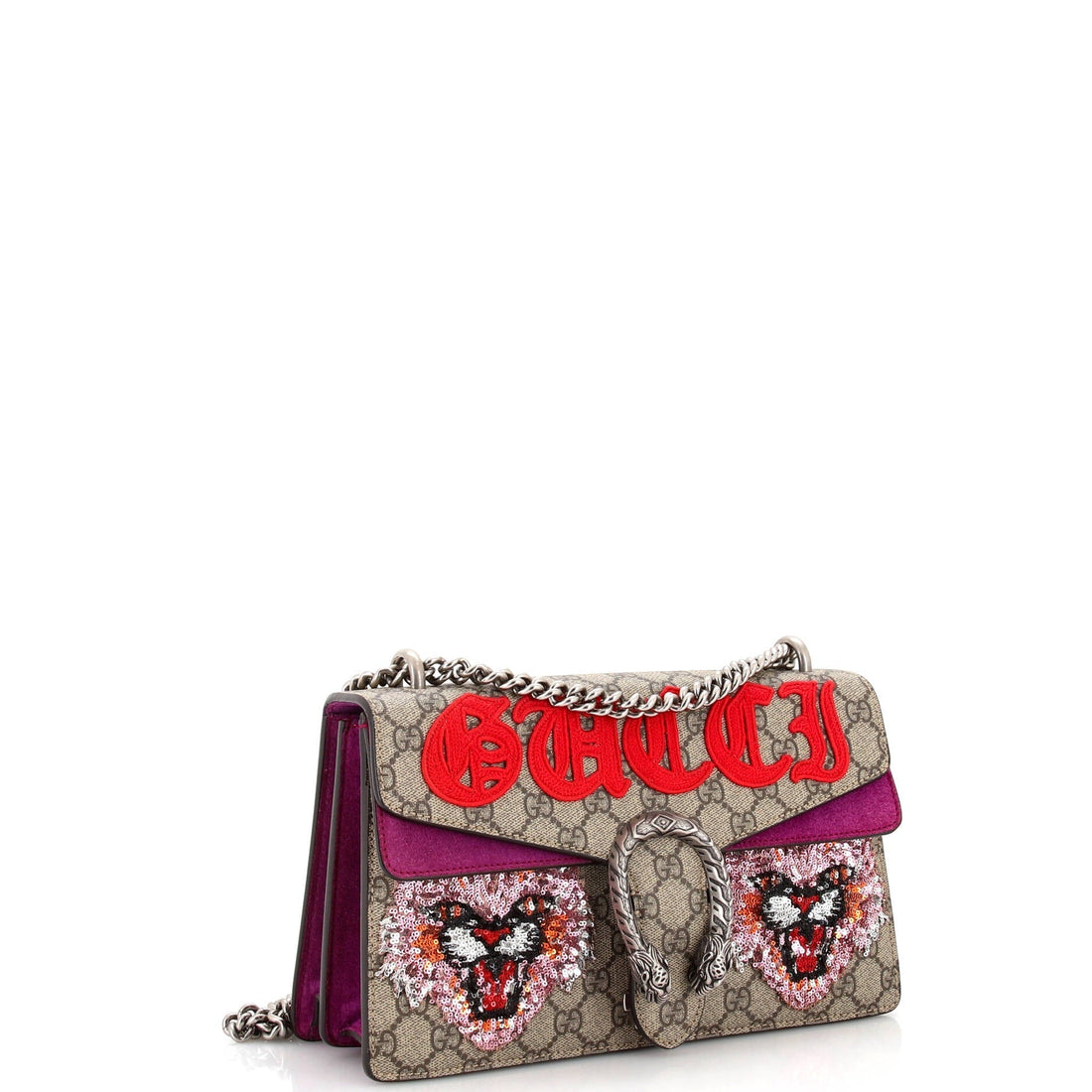 Dionysus Bag Embroidered VS Coated Canvas Small