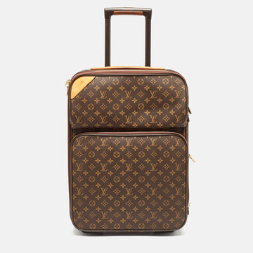 Monogram Canvas Business Pegase 55 Luggage