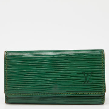 Borneo Green Epi Leather 4 Key Holder
