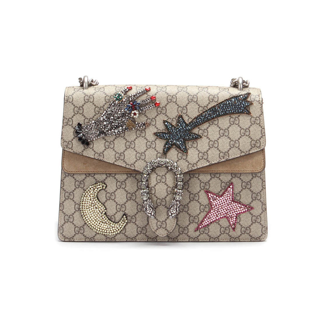Medium CS Supreme Embroidered Shooting Star Dionysus Shoulder Bag 403348