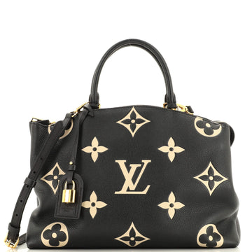 Grand Palais Handbag Bicolor Monogram Empreinte Giant