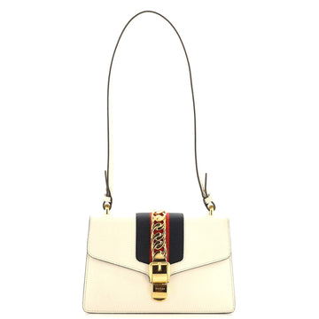 GUCCI Sylvie Shoulder Bag Leather Small