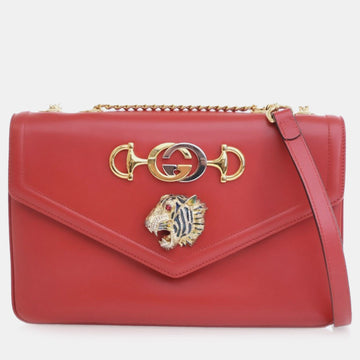 Medium Leather Rajah Crossbody Bag