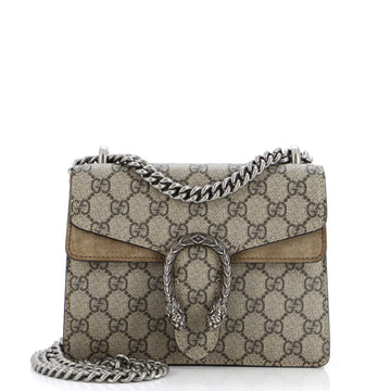 GUCCI Dionysus Bag GG Coated Canvas Mini