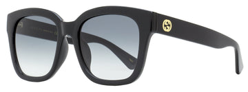 Gucci Women's Square Sunglasses VS1338SK 003 Black 54mm