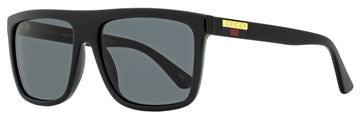 Gucci Men's Rectangular Sunglasses VS0748S 001 Black 59mm