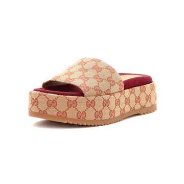 Women's Angelina Platform Slide Sandals VS Canvas