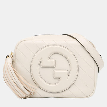 White Small Blondie Crossbody Bag