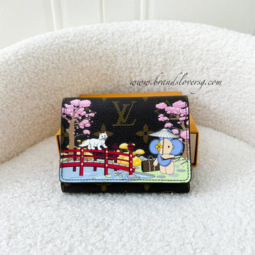 LV Victorine Wallet in Christmas Animation (Vivienne in Japan) Monogram GHW